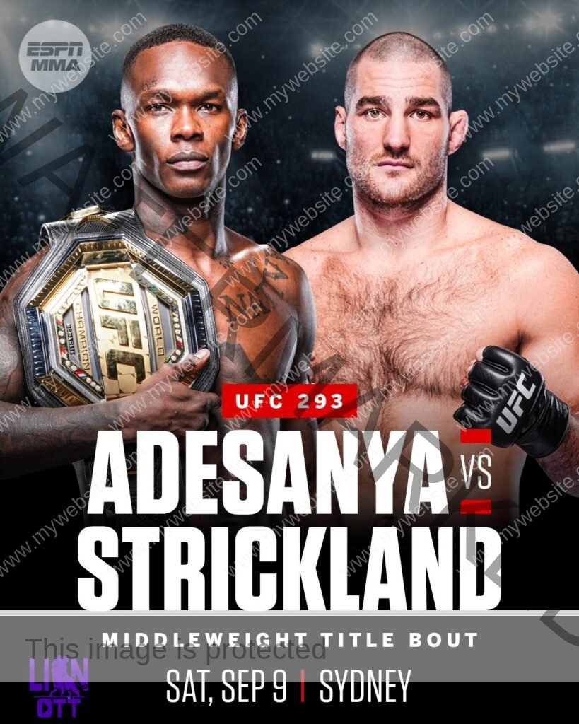 UFC 293 Preview Adesanya vs Strickland Event